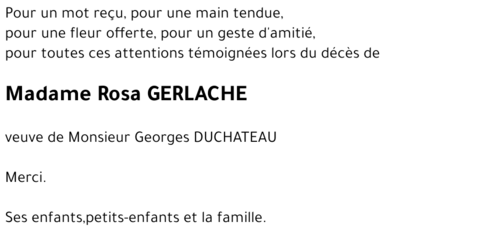 Rosa GERLACHE