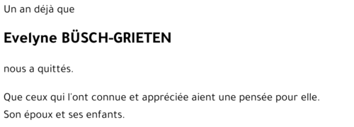 Evelyne GRIETEN