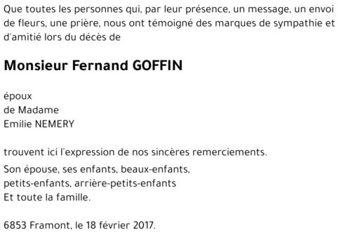 Fernand GOFFIN