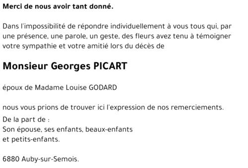 Georges PICART