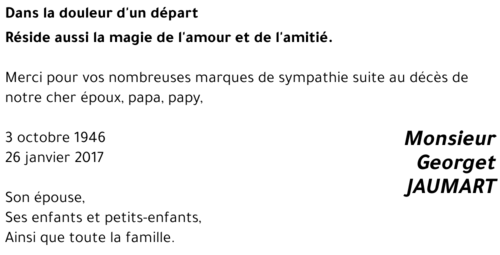 Georget JAUMART