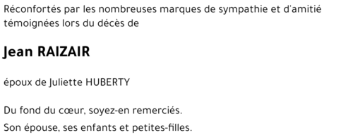 Jean RAIZAIR