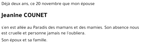 Jeanine COUNET