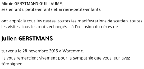 Julien GERSTMANS