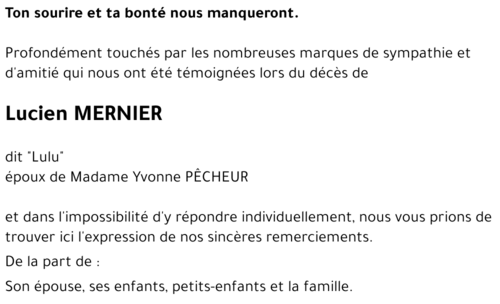 Lucien MERNIER