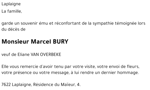 Marcel BURY