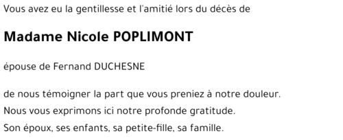 Nicole POPLIMONT