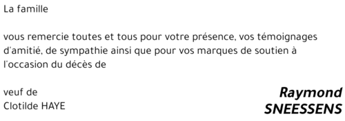 Raymond SNEESSENS