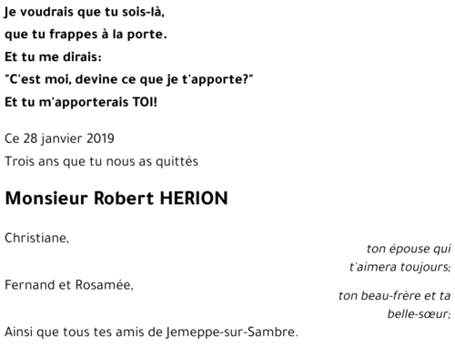 Robert HERION