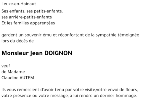 Jean DOIGNON
