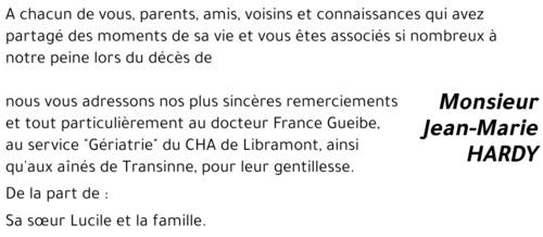 Jean-Marie HARDY
