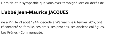 Jean-Maurice JACQUES