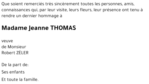 Jeanne THOMAS