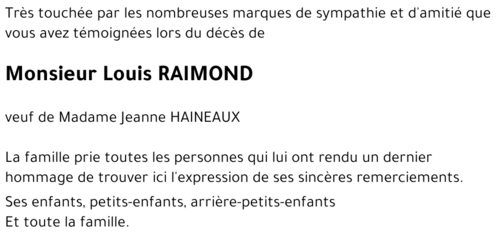 Louis RAIMOND