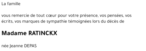 t RATINCKX