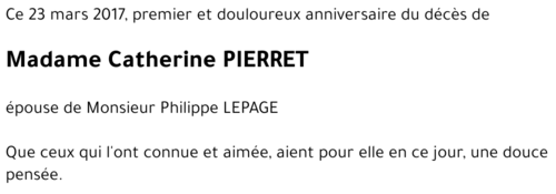 Catherine PIERRET 