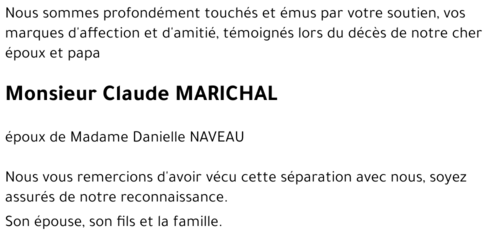 Claude MARICHAL
