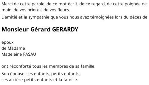 Gérard GERARDY
