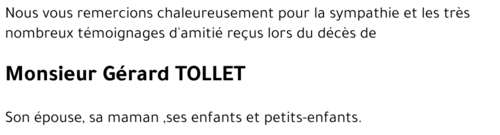 Gérard TOLLET