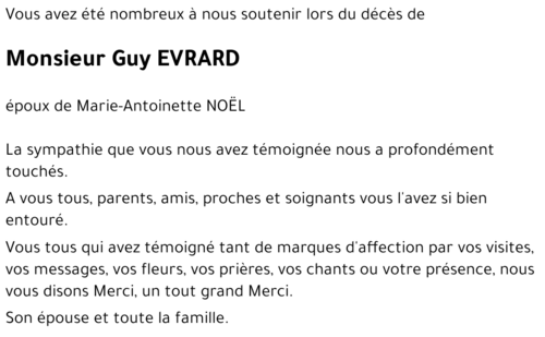 Guy EVRARD