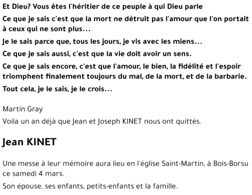 Jean KINET