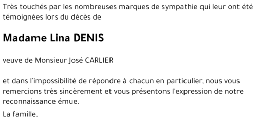Lina DENIS