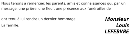 Louis LEFEBVRE