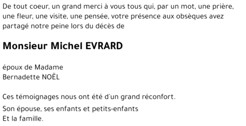 Michel EVRARD