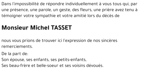 Michel TASSET