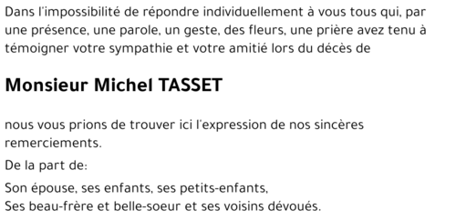 Michel TASSET