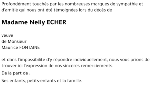 Nelly ECHER