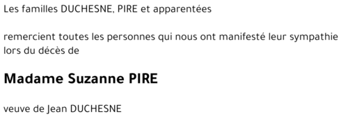 Suzanne PIRE