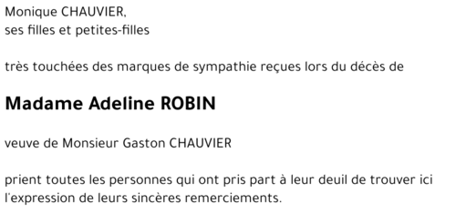 Adeline ROBIN