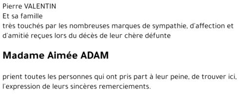 Aimée ADAM