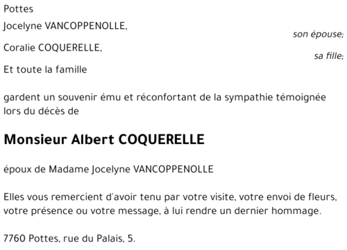 Albert COQUERELLE