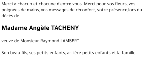 Angèle TACHENY