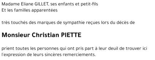 Christian PIETTE