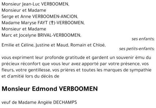 Edmond VERBOOMEN