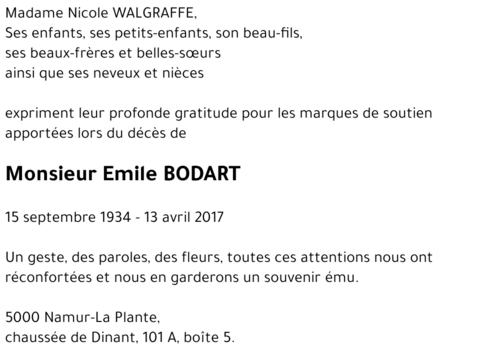 Emile BODART