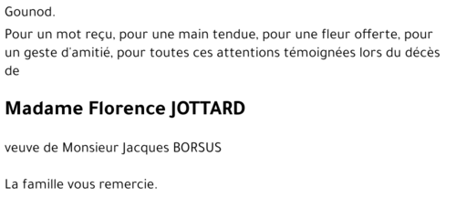 Florence JOTTARD