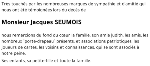 Jacques SEUMOIS