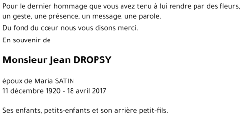 Jean DROPSY