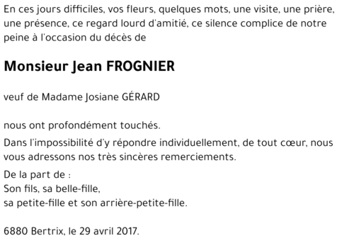 Jean FROGNIER
