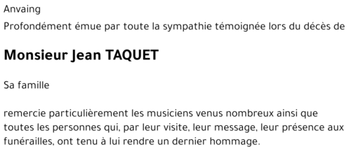Jean TAQUET