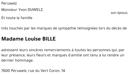 Louise BILLE