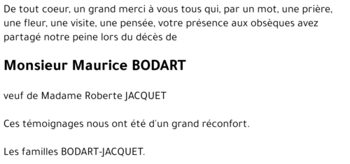 Maurice BODART