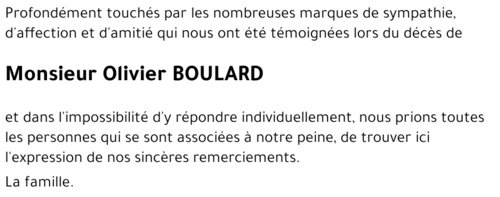 Olivier BOULARD