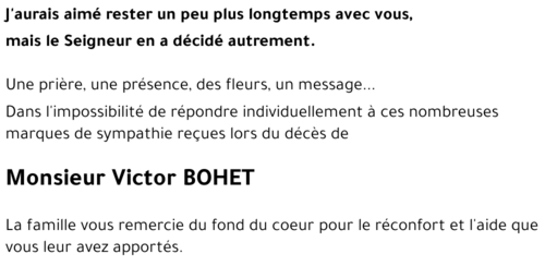 Victor BOHET