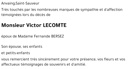 Victor LECOMTE