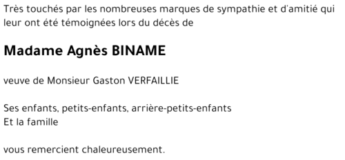 Agnès BINAME